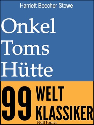 cover image of Onkel Toms Hütte--Vollständige Ausgabe